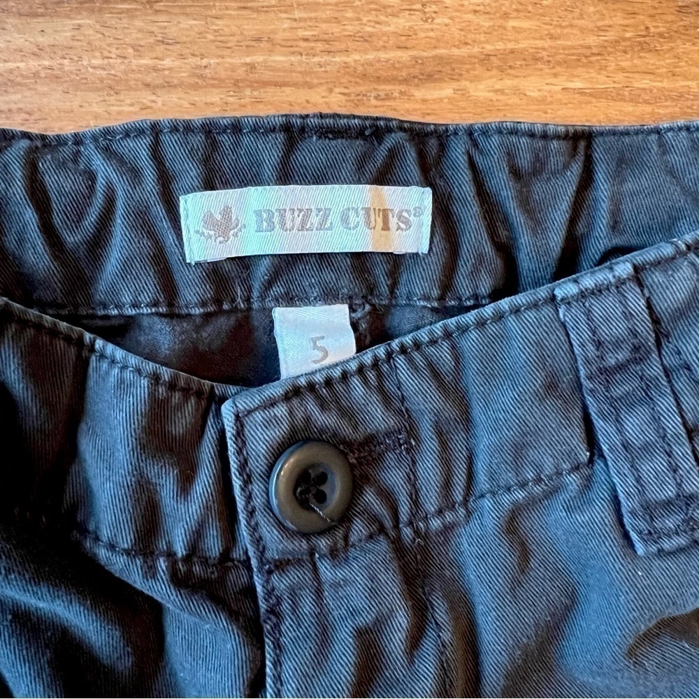 Buzz Cuts Black Cargo Shorts - Picture 3 of 5